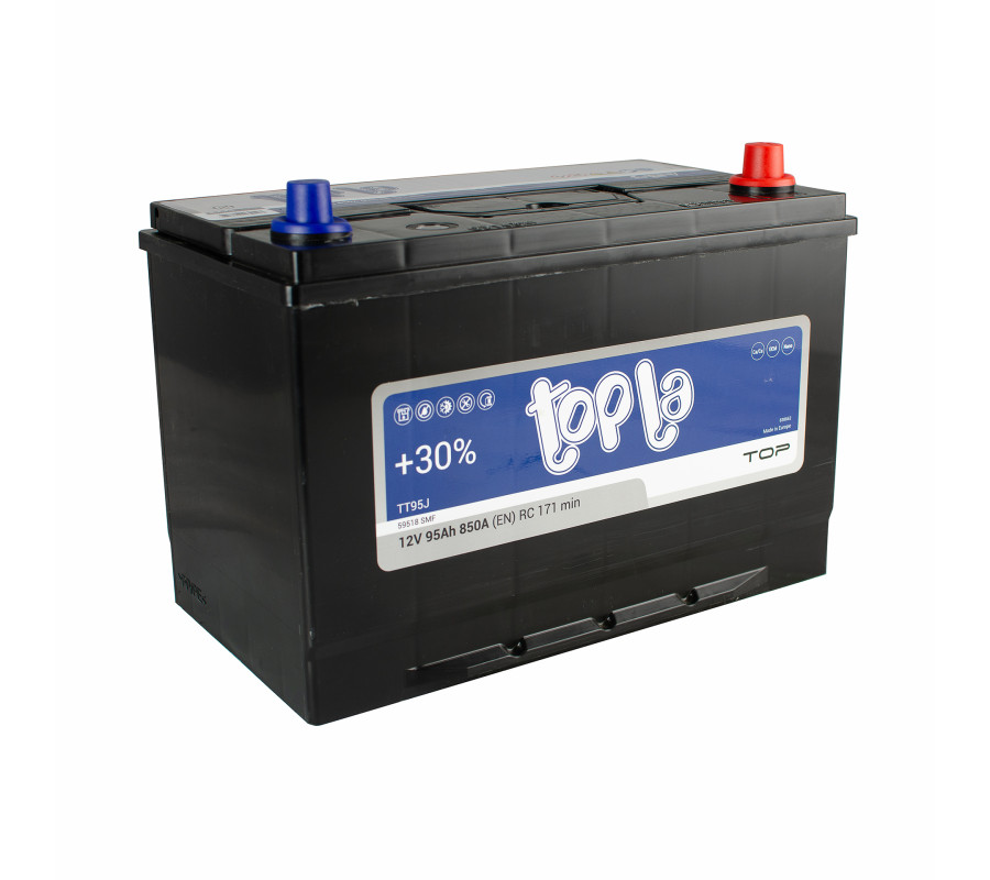 Автомобильный аккумулятор Topla 95Ah 850A TOP Japan R+
