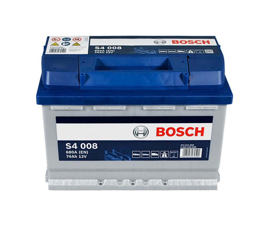 Автомобильный аккумулятор Bosch 74Ah 680A S4008