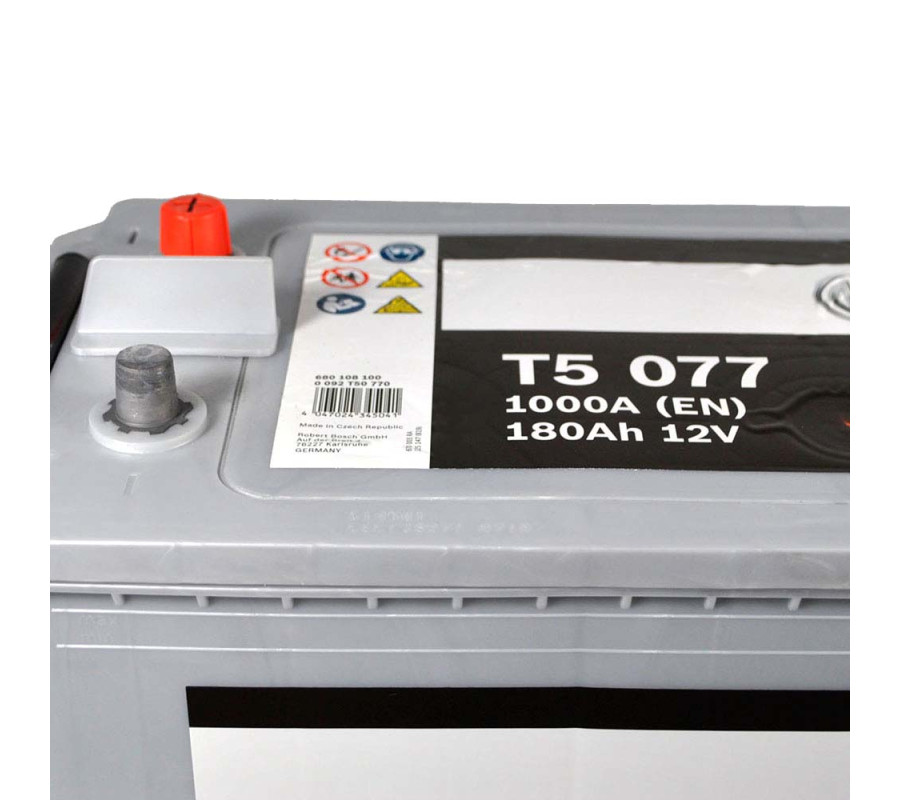 Автомобильный аккумулятор BOSCH 180Ah 1000A L+ T50 770
