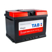 Автомобільний акумулятор TAB 62Ah 600A Magic R+