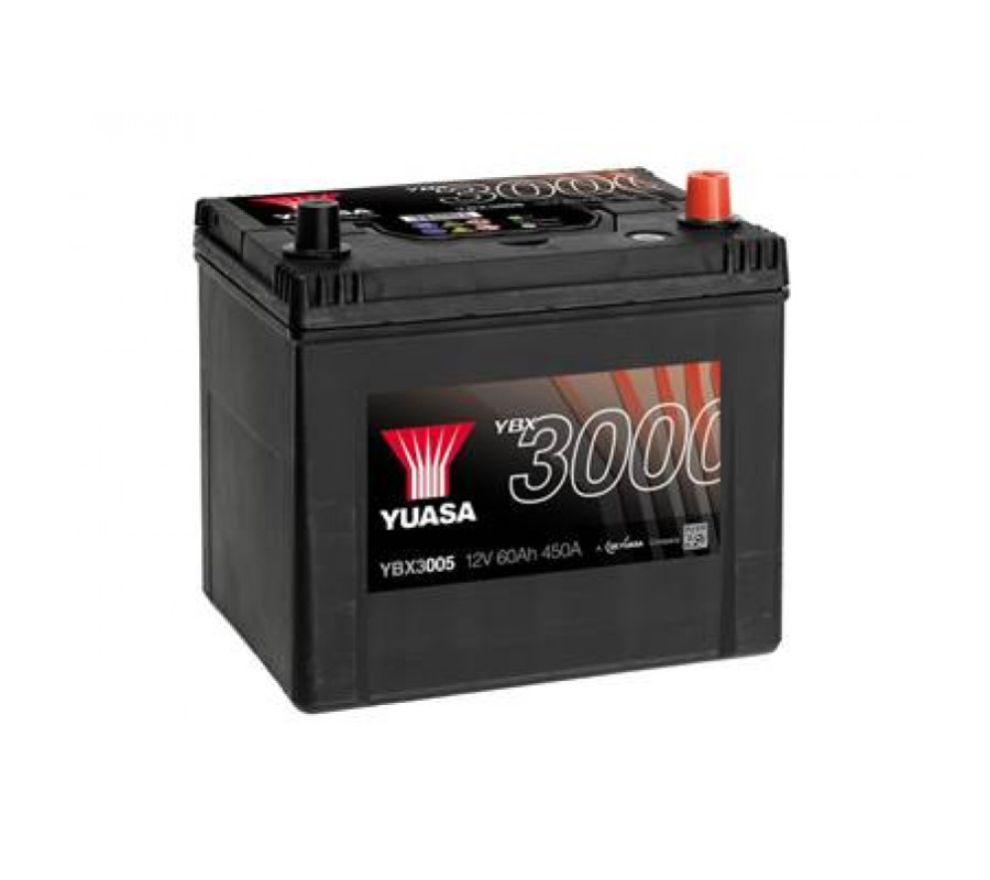 Автомобильный аккумулятор Yuasa 60Ah 500A YBX3005