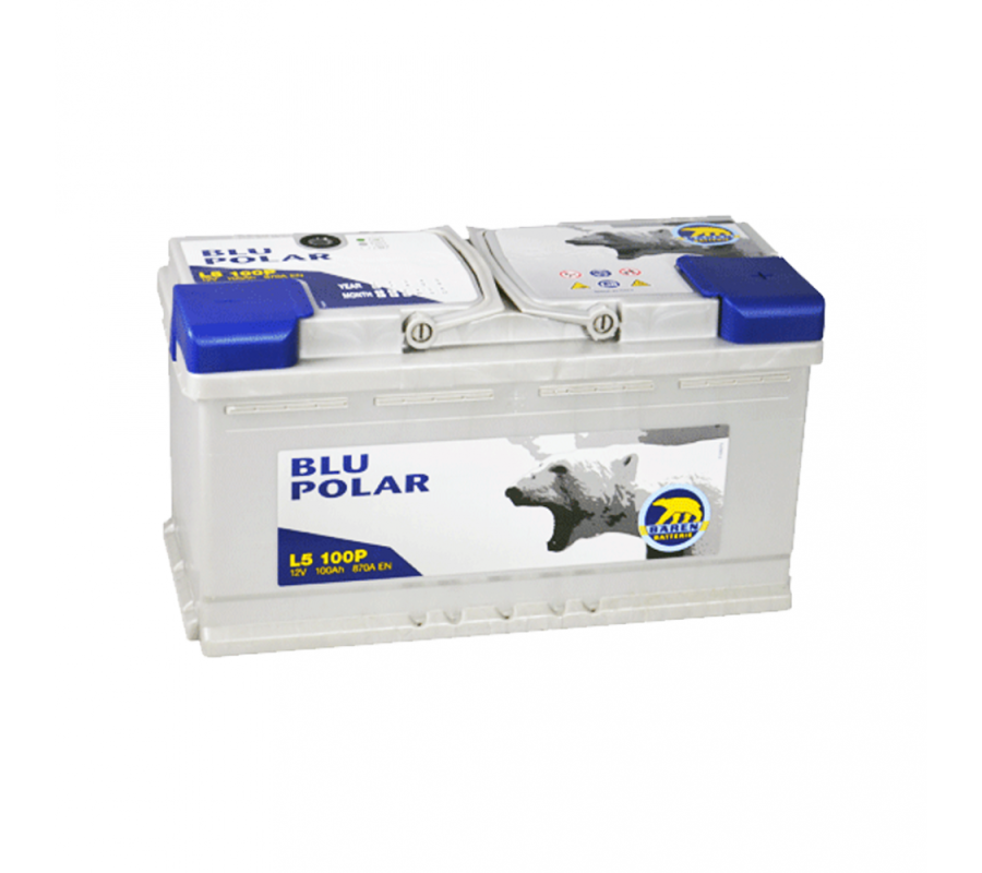 Автомобильный аккумулятор BAREN Blu polar 100Аh 870А R+