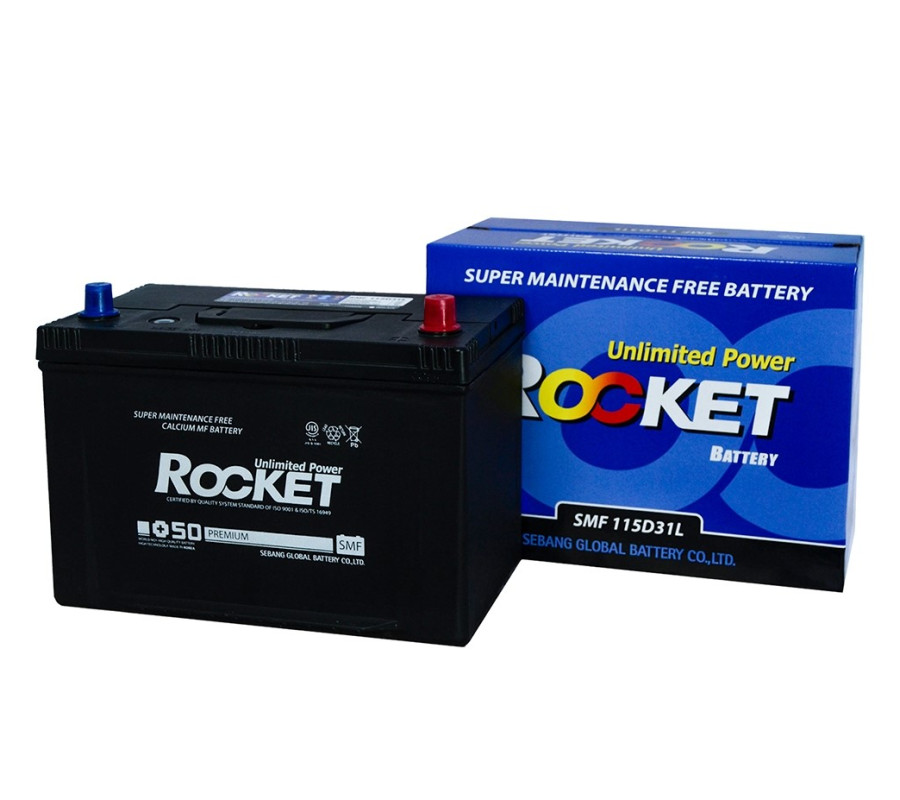 Автомобильный аккумулятор Rocket 95Ah 800CCA 115D31L