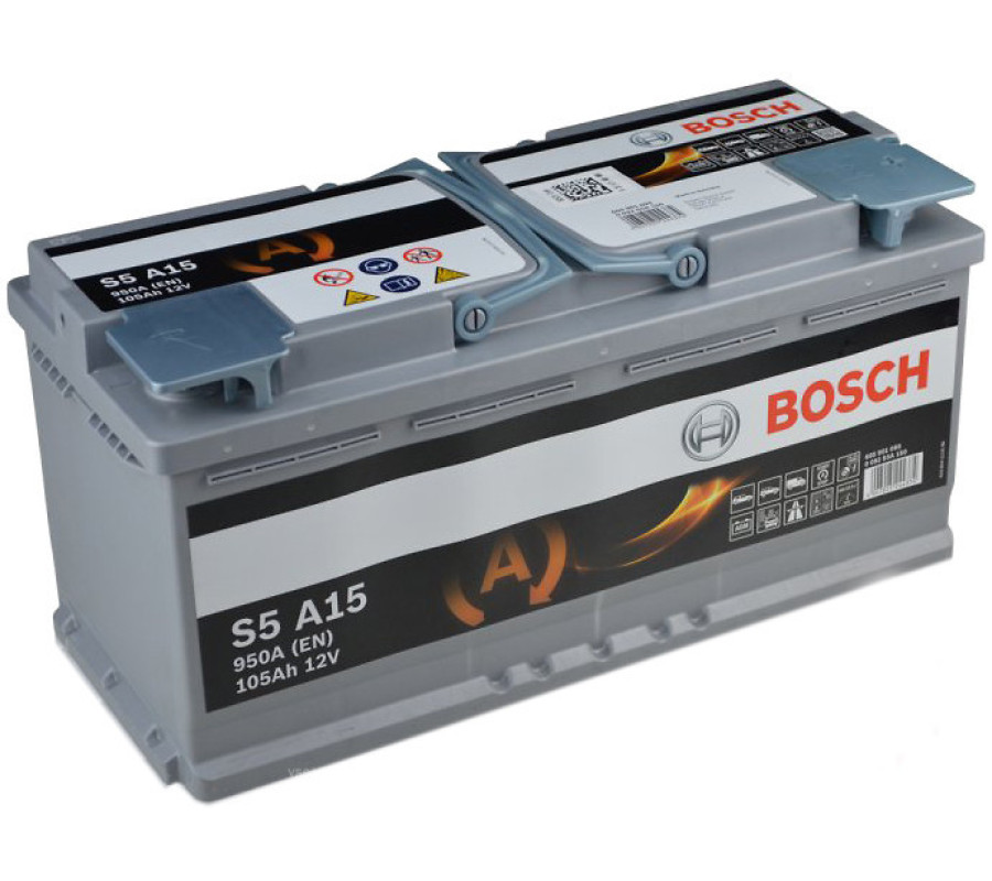 Автомобильный аккумулятор Bosch AGM 105Ah 950A S5A15 