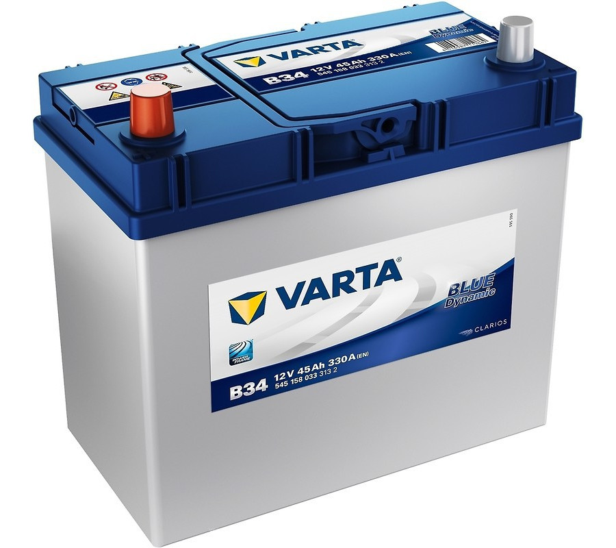 Автомобильный аккумулятор Varta  Blue Dynamic 45Ач 330А B34