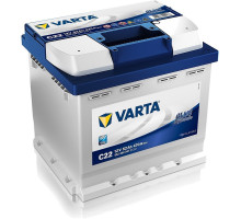 Автомобільний акумулятор Varta  Blue Dynamic 52Ач 470А C22