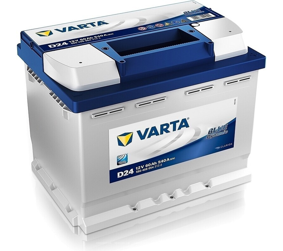 Автомобильный аккумулятор Varta  Blue Dynamic 60Ач 540 А D24