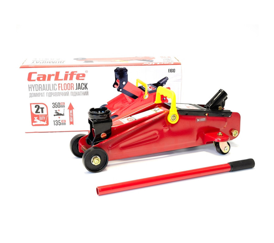 Домкрат гидравлический (подкатной), Carlife 2т