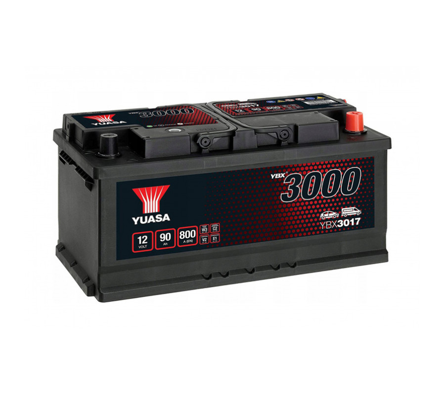Автомобильный аккумулятор Yuasa 90Ah 800A YBX3017