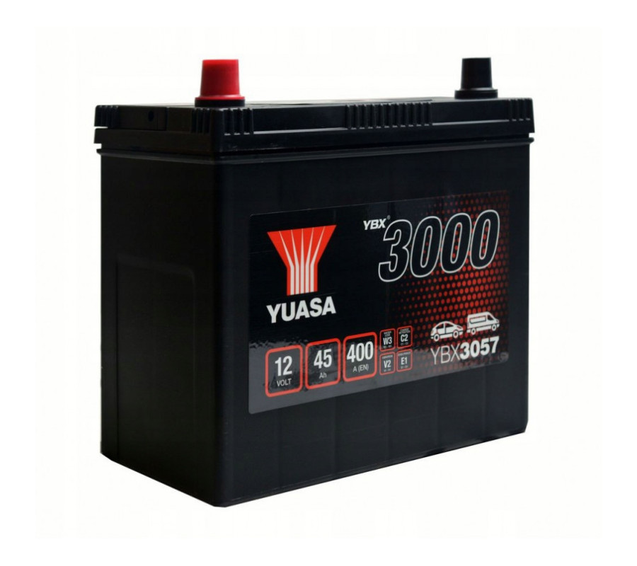 Автомобильный аккумулятор Yuasa 45Ah 400A YBX3057