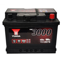 Автомобільний акумулятор Yuasa 60Ah 550A YBX3075