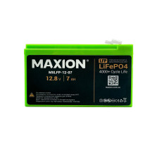 Аккумулятор литиевый MAXION LiFePO4 12V 7Ah