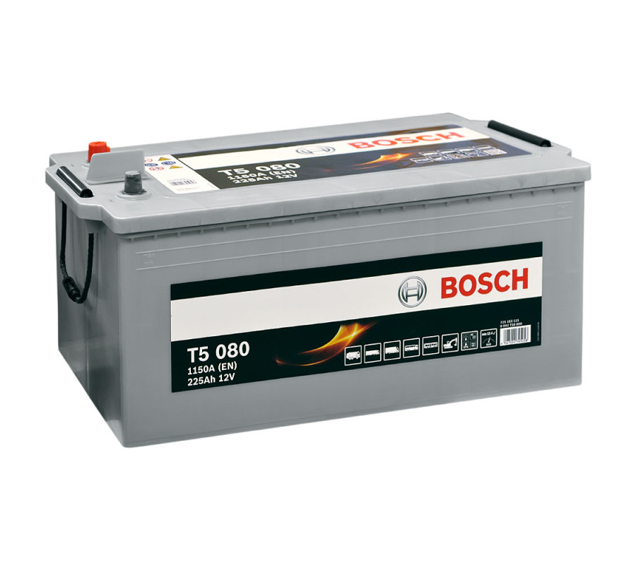 Автомобильный аккумулятор BOSCH 225Ah 1150A L+ (левый +)