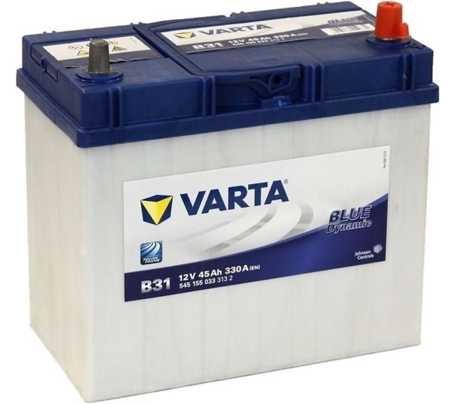 Автомобильный аккумулятор Varta  Blue Dynamic 45Ач 330 А B31