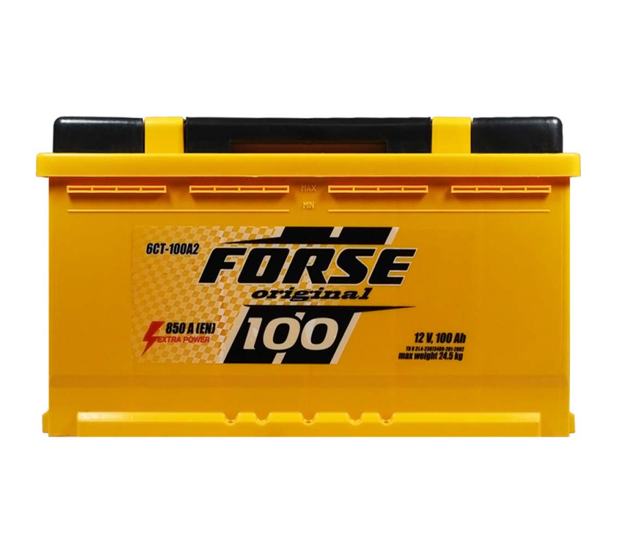 Автомобильный аккумулятор FORSE 100Ah 850A R+