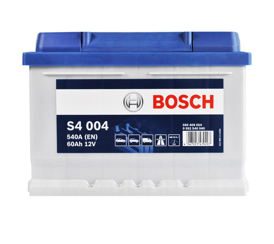 Автомобильный аккумулятор Bosch 60Ah 540A S4004