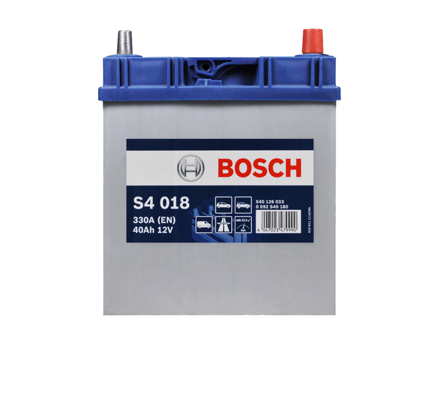 Автомобильный аккумулятор Bosch 40Ah 330A S4018