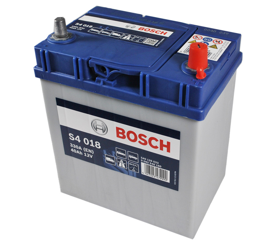 Автомобильный аккумулятор Bosch 40Ah 330A S4018