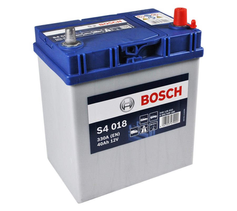 Автомобильный аккумулятор Bosch 40Ah 330A S4018