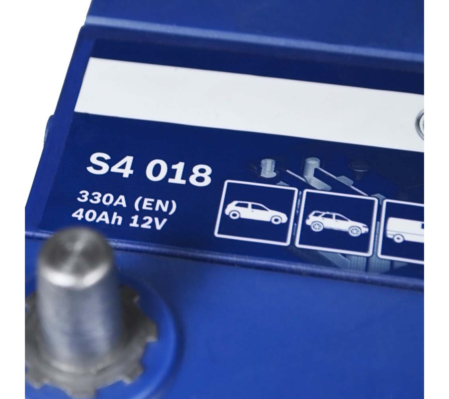 Автомобильный аккумулятор Bosch 40Ah 330A S4018