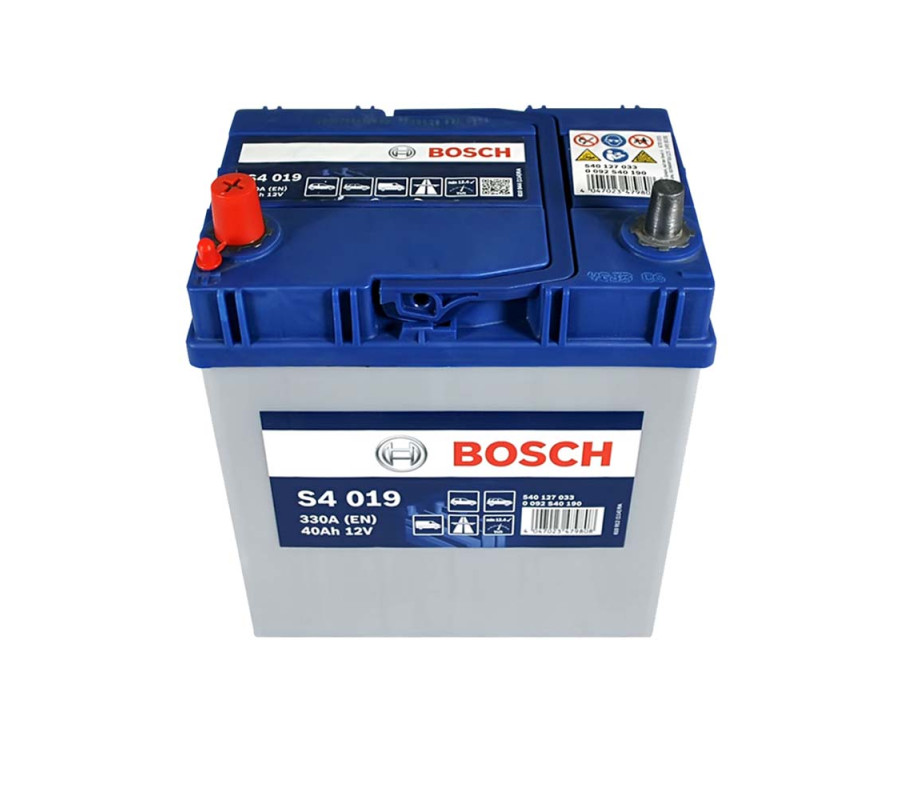 Автомобильный аккумулятор Bosch 40Ah 330A S4019