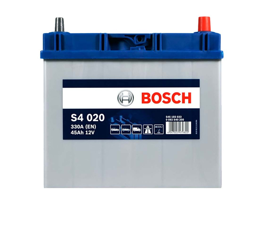 Автомобильный аккумулятор Bosch 45Ah 330A S4020