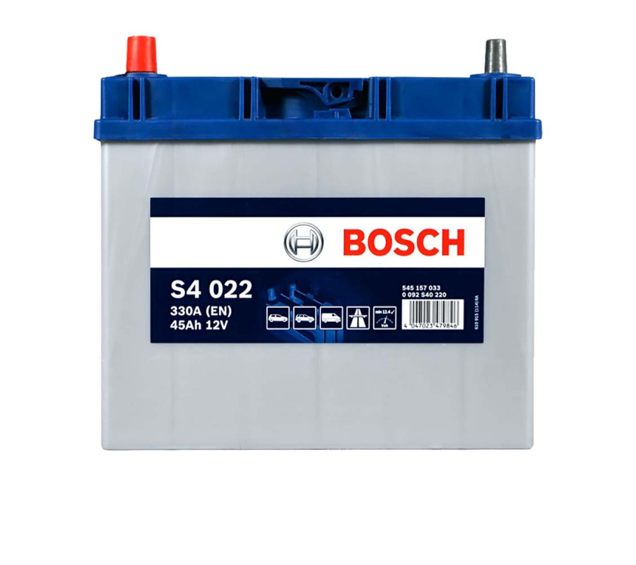 Автомобильный аккумулятор Bosch 45Ah 330A S4022