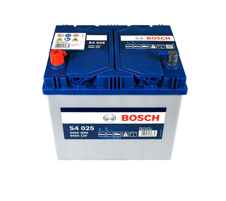 Автомобильный аккумулятор Bosch 60Ah 540A S4025