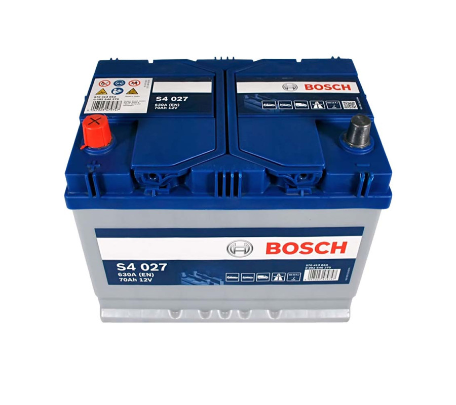 Автомобильный аккумулятор Bosch 70Ah 630A S4027