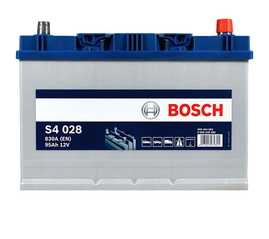 Автомобильный аккумулятор Bosch 95Ah 830A S4028