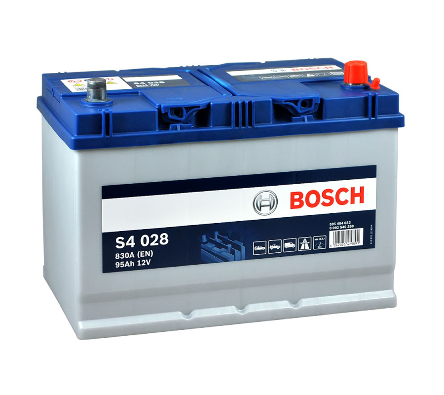 Автомобильный аккумулятор Bosch 95Ah 830A S4028