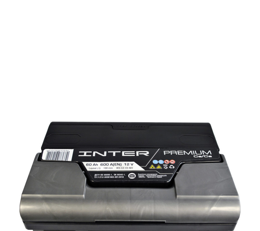 Автомобильный аккумулятор WESTA INTER Premium 60Ah 600A L+