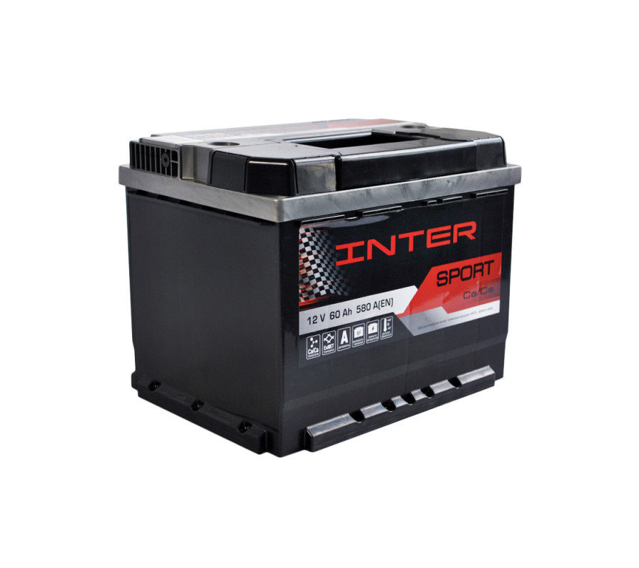 Автомобильный аккумулятор WESTA INTER Sport 60Ah 580A L+
