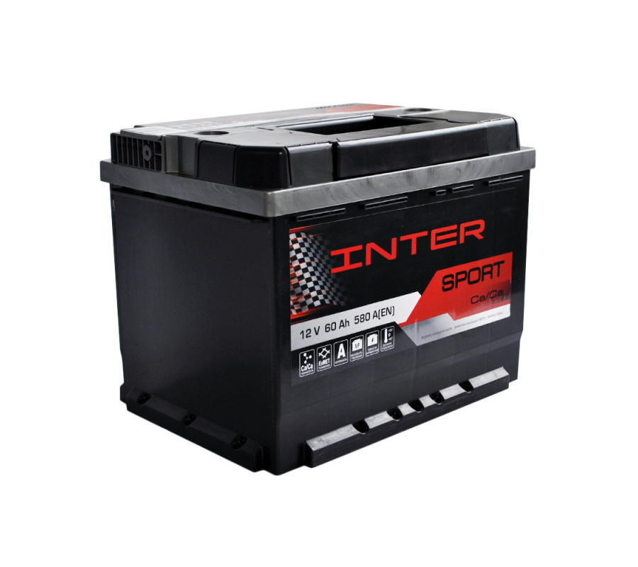Автомобильный аккумулятор WESTA INTER Sport 60Ah 580A R+