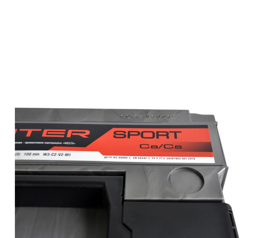 Автомобильный аккумулятор WESTA INTER Sport 60Ah 580A R+
