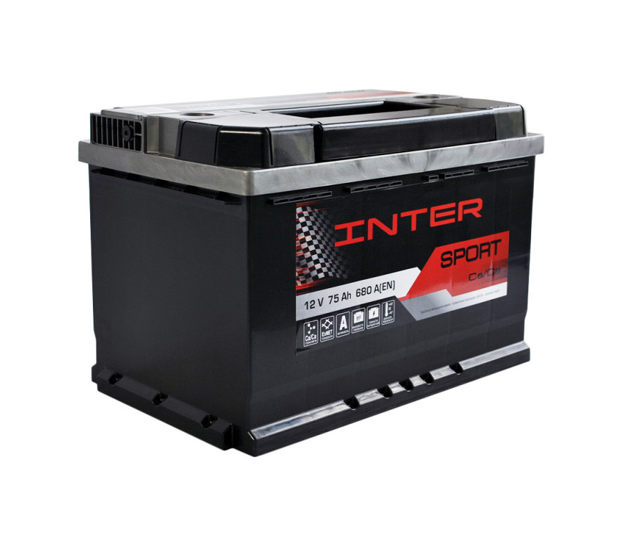 Автомобильный аккумулятор WESTA INTER Sport 75Ah 680A R+