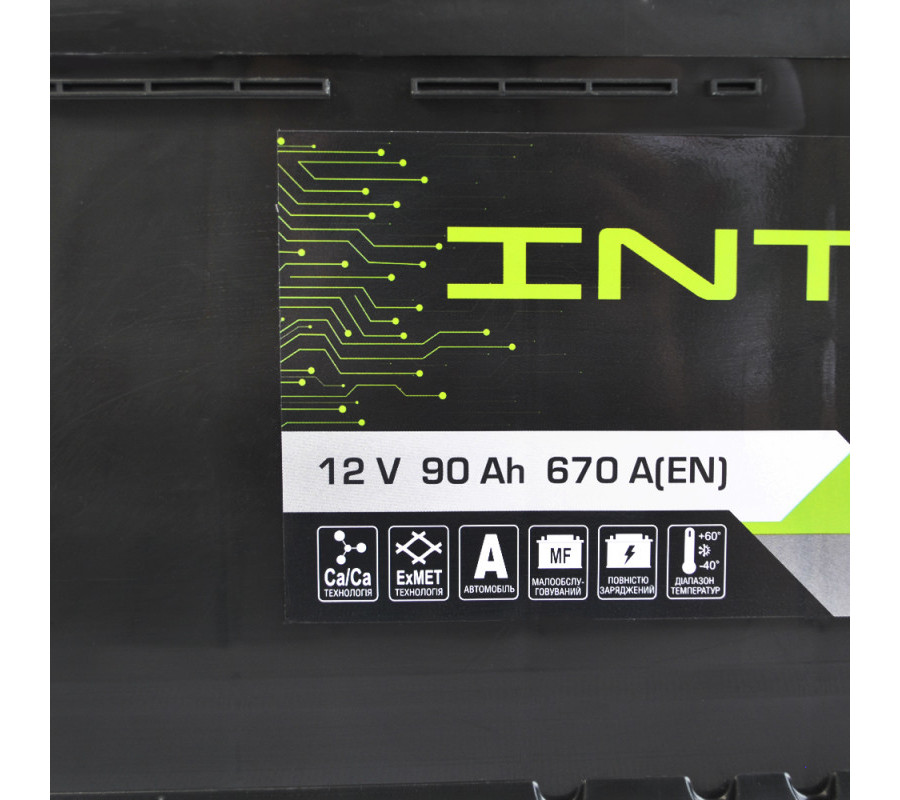 Автомобильный аккумулятор WESTA Inter Eco 90Ah 700A R+