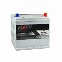 Автомобільний акумулятор PLATIN Silver Asia 60Ah 600A R+