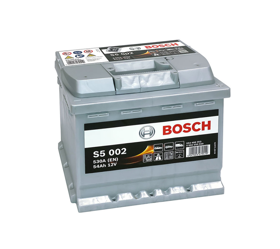 Автомобильный аккумулятор Bosch 54Ah 530A S5002