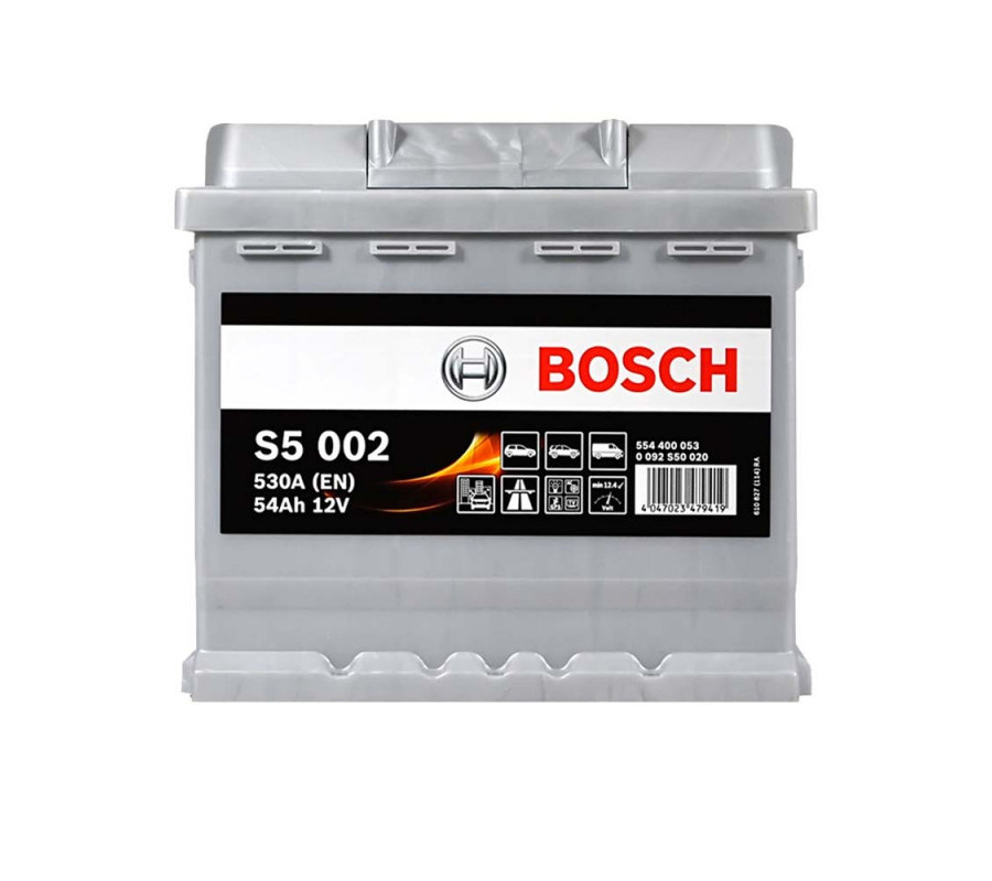 Автомобильный аккумулятор Bosch 54Ah 530A S5002