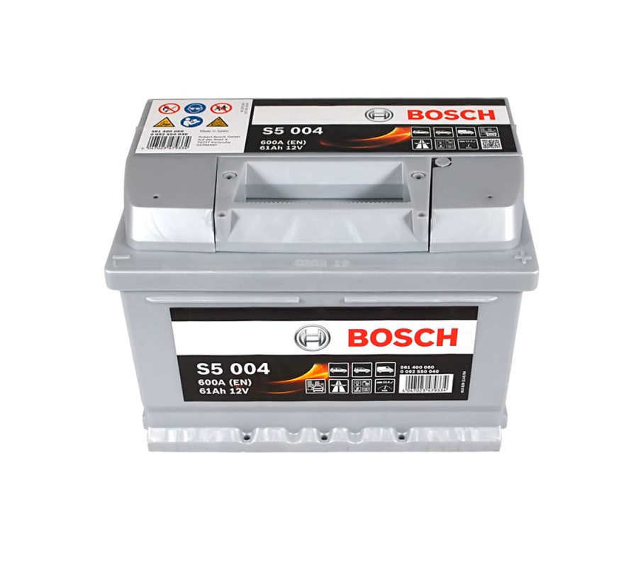 Автомобильный аккумулятор Bosch 61Ah 600A S5004