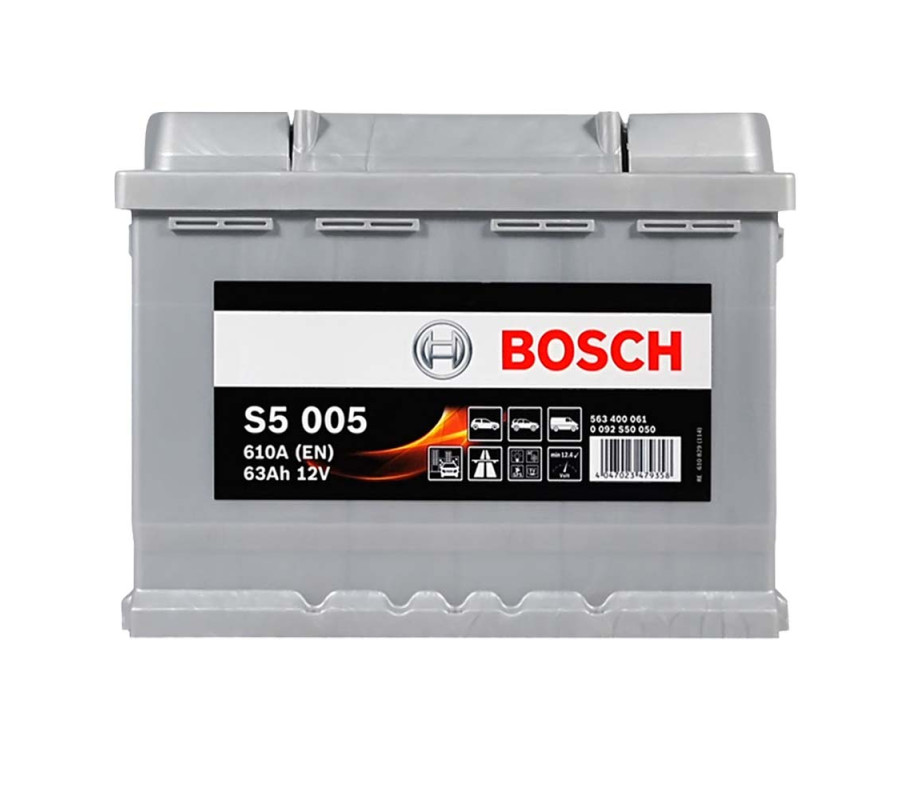 Автомобильный аккумулятор Bosch 63Ah 610A S5005