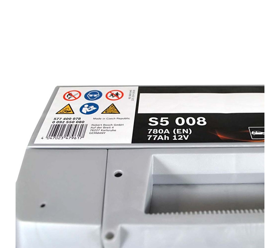 Автомобильный аккумулятор Bosch 77Ah 780A S5008