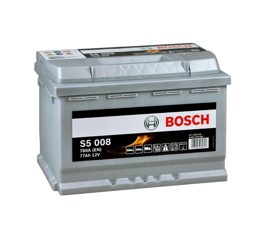 Автомобильный аккумулятор Bosch 77Ah 780A S5008