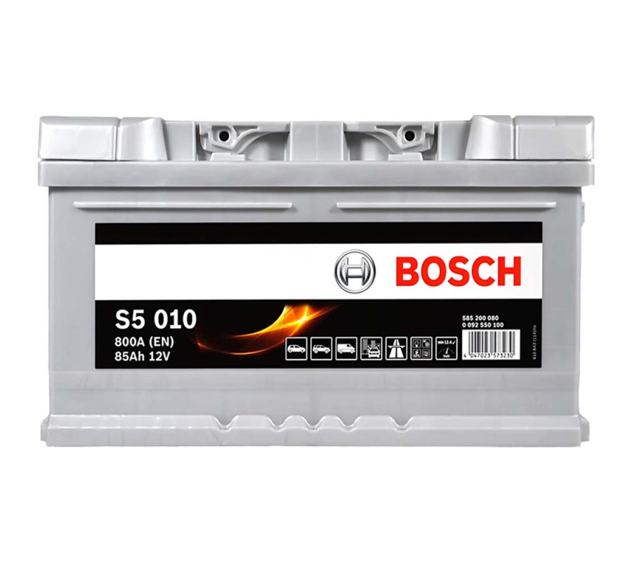 Автомобильный аккумулятор Bosch 85Ah 800A S5010