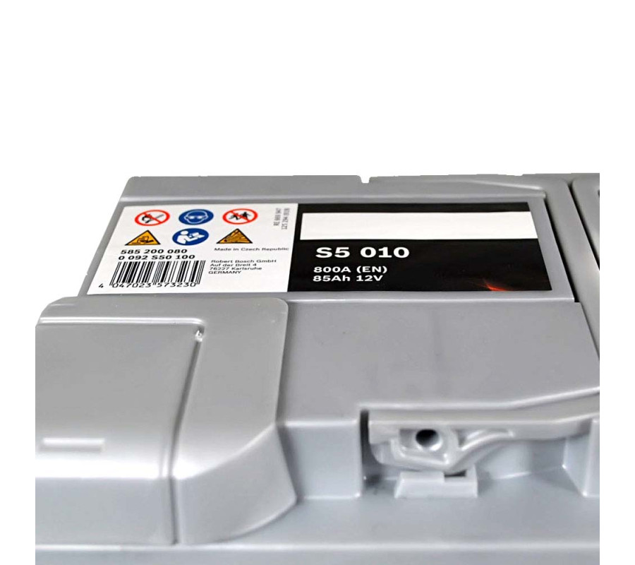 Автомобильный аккумулятор Bosch 85Ah 800A S5010
