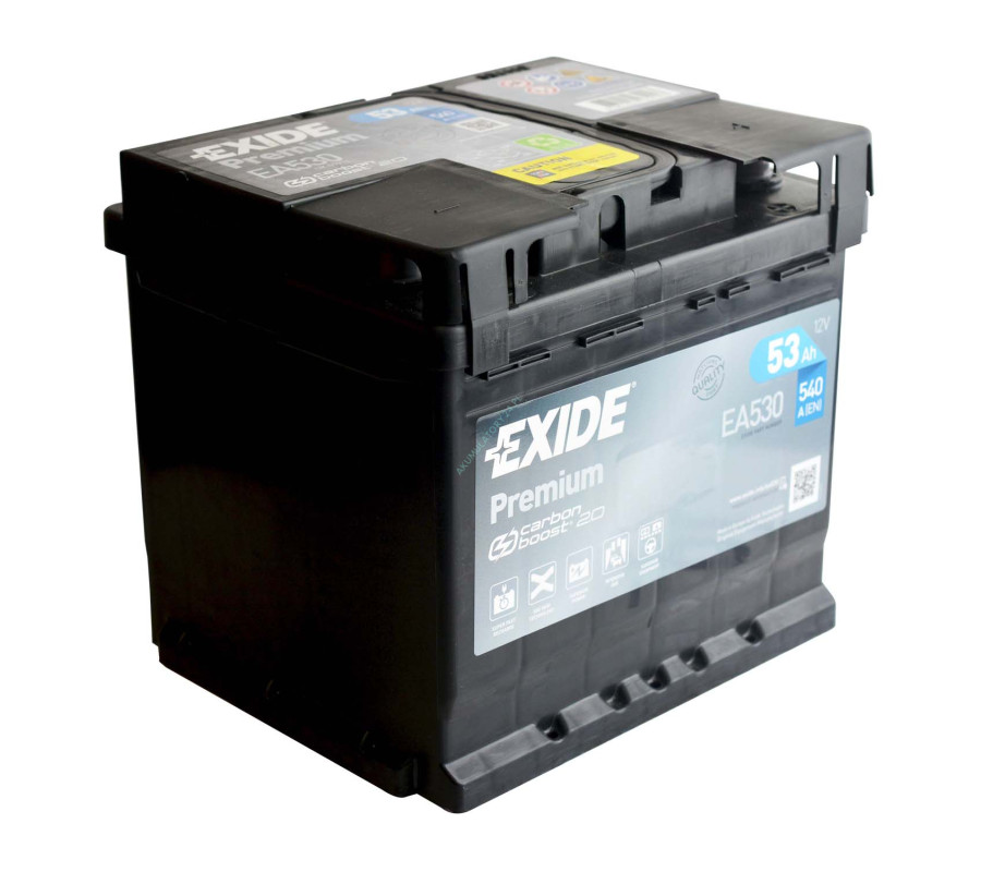Автомобільний акумулятор Exide Premium 53Ah 540A EA530