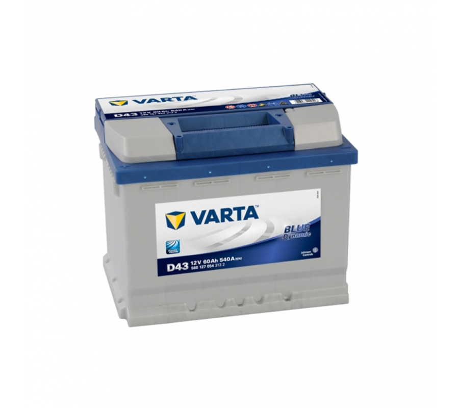 Автомобильный аккумулятор Varta  Blue Dynamic 60Ач 540 А D43