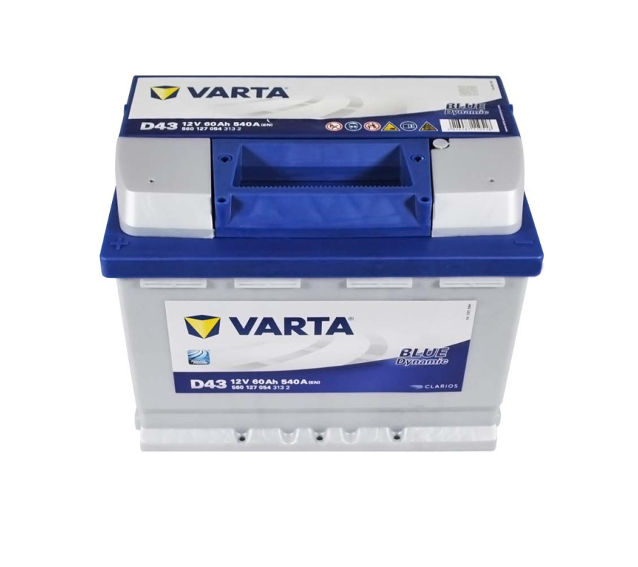 Автомобильный аккумулятор Varta  Blue Dynamic 60Ач 540 А D43