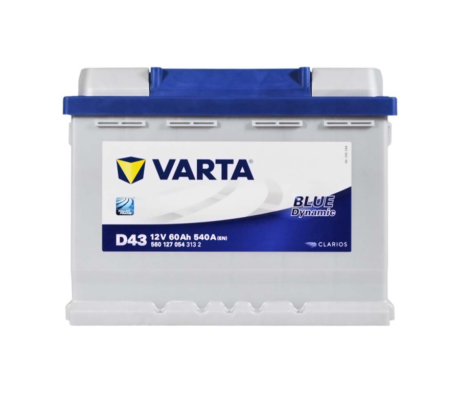 Автомобильный аккумулятор Varta  Blue Dynamic 60Ач 540 А D43